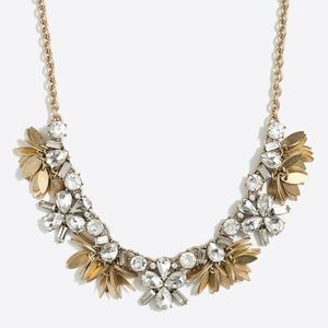 J.Crew Crystal Bouquet Necklace - NWOT